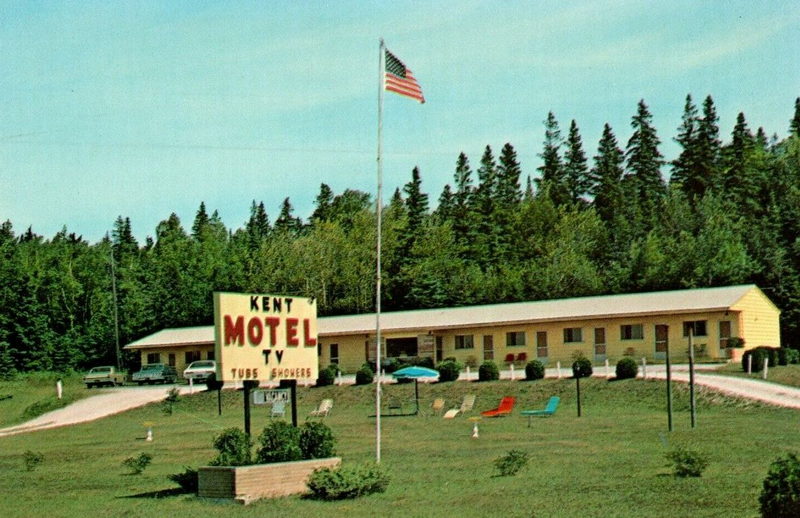 Kent Motel (Kents Motel) - Vintage Postcard